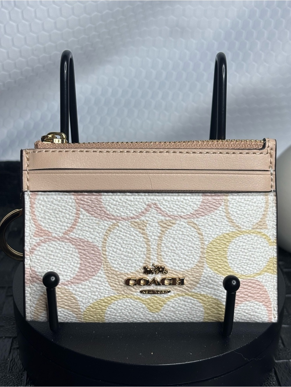 Coach Pastel Mini Skinny ID Case NWT